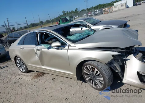 2017 Lincoln Mkz Select z USA, uszkodzony, nr VIN 3LN6L5C97HR618741